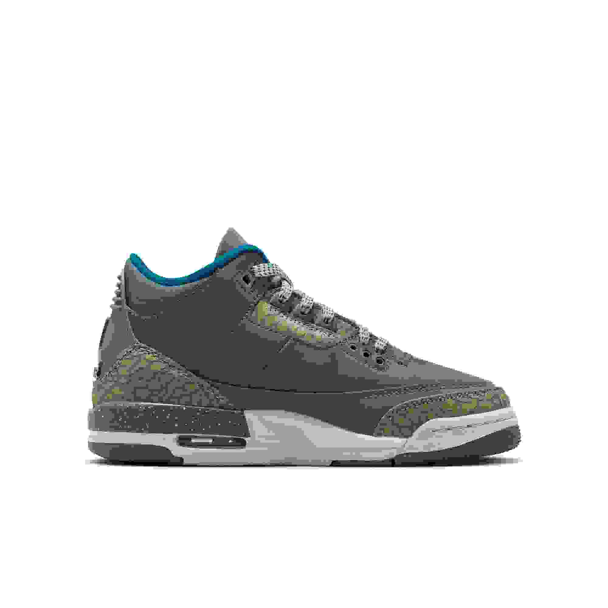 Jordan 3 Retro Grade School Kids' "Olive Grey" Shoe